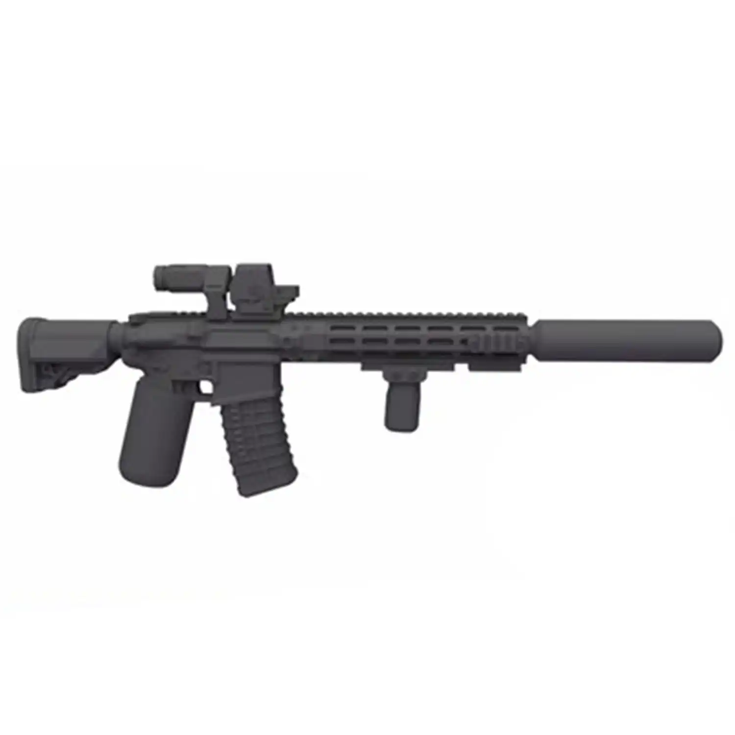 Custom Piece Miniature – M4V7S rifle – 3D Print for LEGO minifigure
