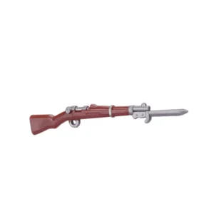 Custom Piece Miniature – Mauser Gewehr 98 G98 rifle with a bayonet attached – 3D Print for LEGO Minifigure Custom Piece Miniature – Mauser Gewehr 98 G98 rifle with a bayonet attached – 3D Print for LEGO Minifigure