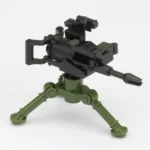 Mk 19 tripod mounted Automatic Grenade Launcher - Custom 3D Printed Miniature Accessory Parts Pieces for Brick Block Figures