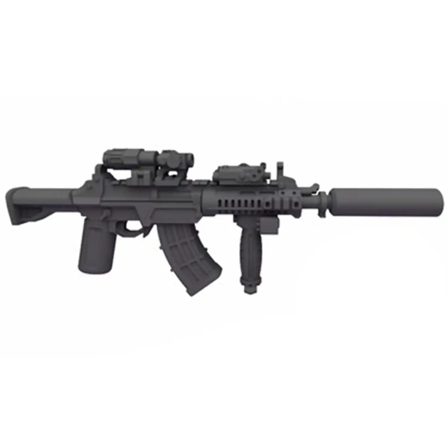 Custom Piece Miniature – QBZ 191 assault rifle – 3D Print for LEGO minifigure