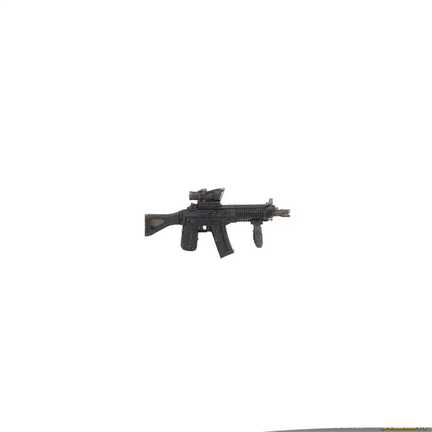 Custom Piece Miniature – SIG SG 553 rifle equipped with an ACOG style optic – 3D Print for LEGO minifigure