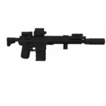 SIG Sauer XM5 XM7 MCX Spear rifle equipped with a suppressor combination of modern optics sights - Custom 3D Printed Miniature Accessory Parts Pieces for Brick Block Figures