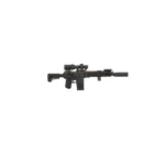 SR 25 Stoner Rifle 25 Short Barreled Rifle SBR - Custom 3D Printed Miniature Accessory Parts Pieces for Brick Block Figures