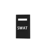 SWAT Riot Shield Military Shield black - Custom 3D Printed Miniature Accessory Parts Pieces for Brick Block Figures