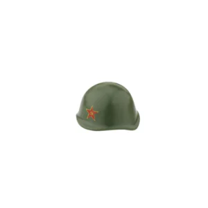Custom Piece Miniature – Soviet SSh 40 helmet distinguished by the red star with hammer and sickle insignia – 3D Print for LEGO minifigure Custom Piece Miniature – Soviet SSh 40 helmet distinguished by the red star with hammer and sickle insignia – 3D Print for LEGO minifigure