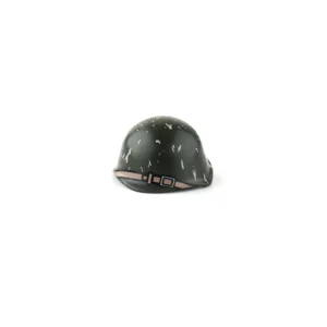 Custom Piece Miniature – Soviet SSh 40 helmet with a depicted helmet strap and a mud-splatter or weathered finish – 3D Print for LEGO minifigure Custom Piece Miniature – Soviet SSh 40 helmet with a depicted helmet strap and a mud-splatter or weathered finish – 3D Print for LEGO minifigure