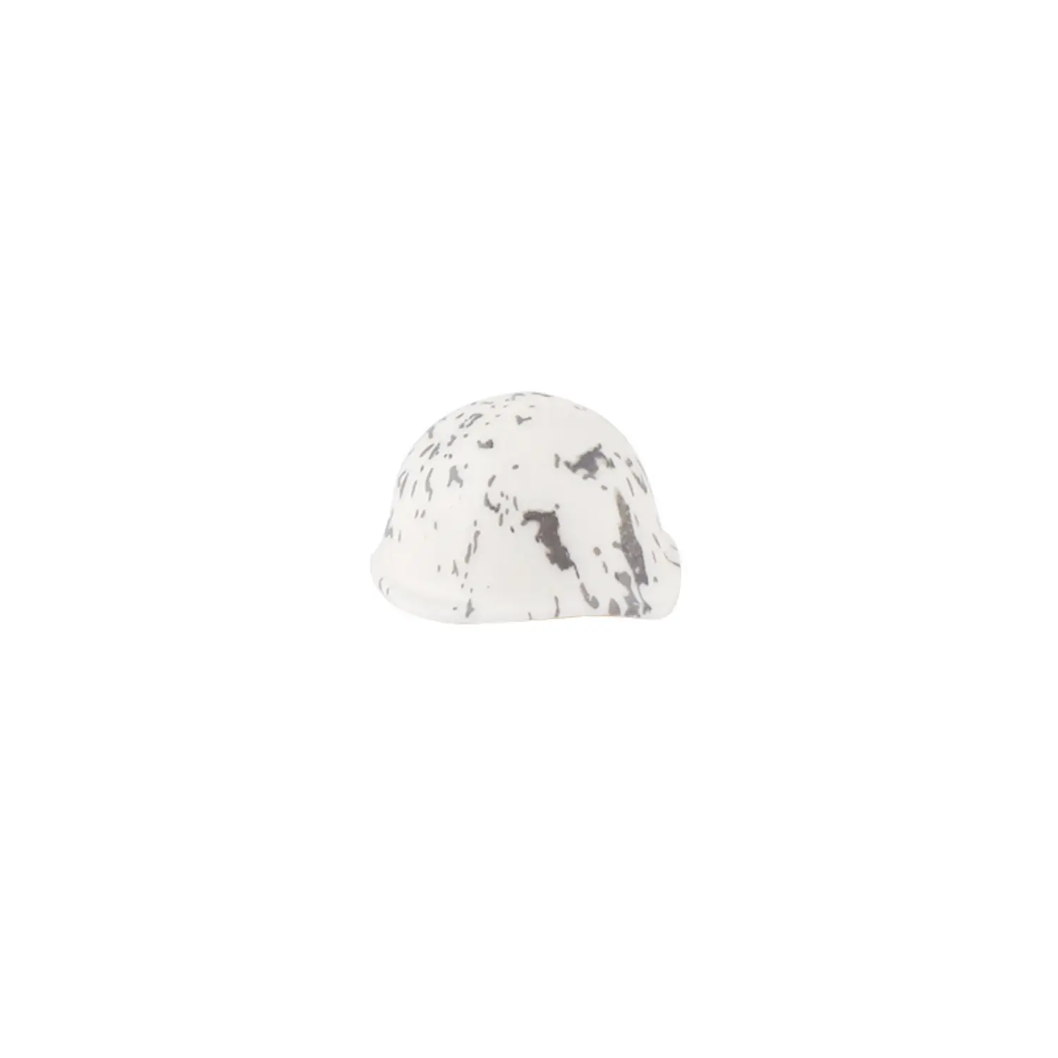 Custom Piece Miniature – Soviet SSh 40 helmet with a snow or winter camouflage pattern – 3D Print for LEGO minifigure Custom Piece Miniature – Soviet SSh 40 helmet with a snow or winter camouflage pattern – 3D Print for LEGO minifigure