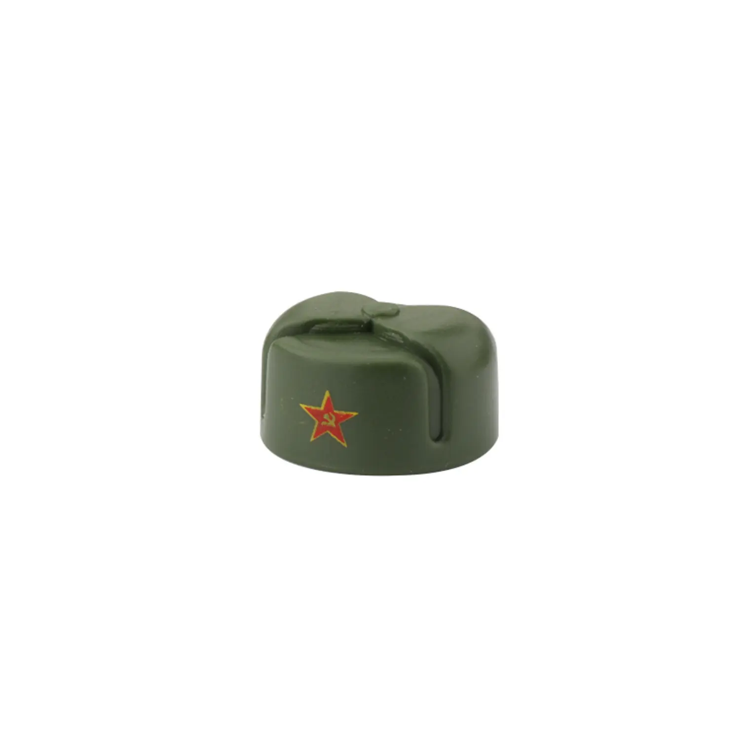 Custom Piece Miniature – Soviet style army hat ushanka featuring a red star emblem on the front – 3D Print for LEGO minifigure Custom Piece Miniature – Soviet style army hat ushanka featuring a red star emblem on the front – 3D Print for LEGO minifigure