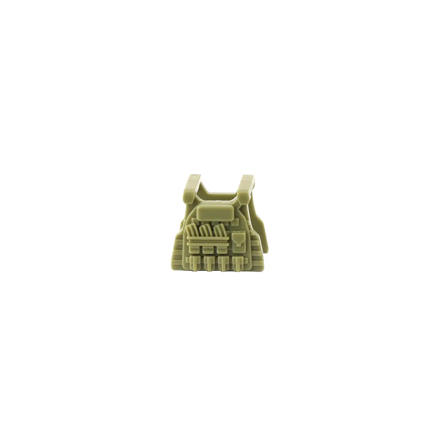 Custom Piece Miniature – Tactical Vest Body Armor Olive Green – 3D Print for LEGO minifigure Custom Piece Miniature – Tactical Vest Body Armor Olive Green – 3D Print for LEGO minifigure
