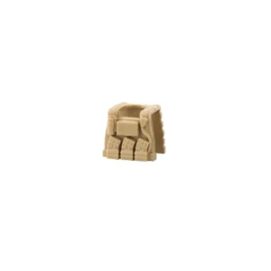 Custom Piece Miniature – Tactical Vest Body Armor Tan – 3D Print for LEGO minifigure Custom Piece Miniature – Tactical Vest Body Armor Tan – 3D Print for LEGO minifigure
