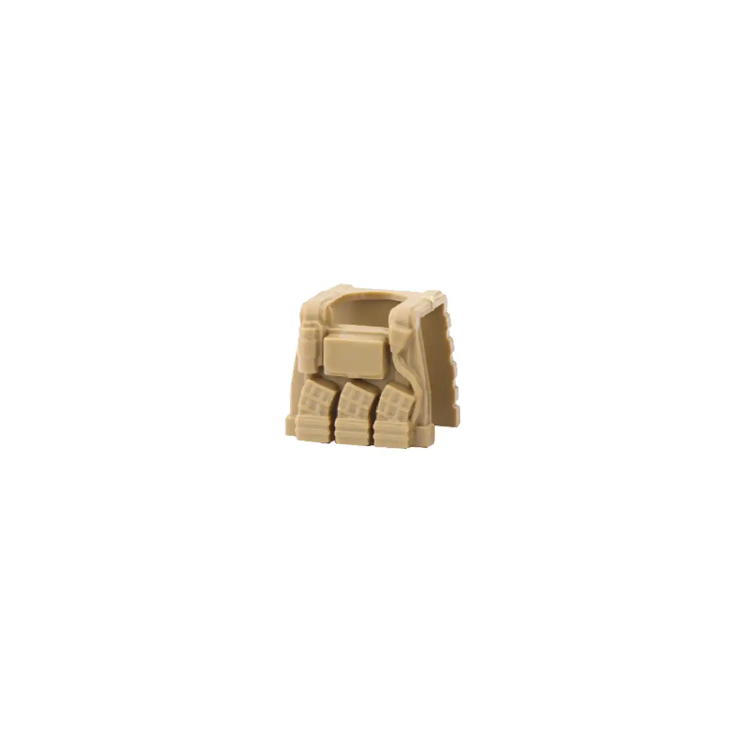 Custom Piece Miniature – Tactical Vest Body Armor Tan – 3D Print for LEGO minifigure