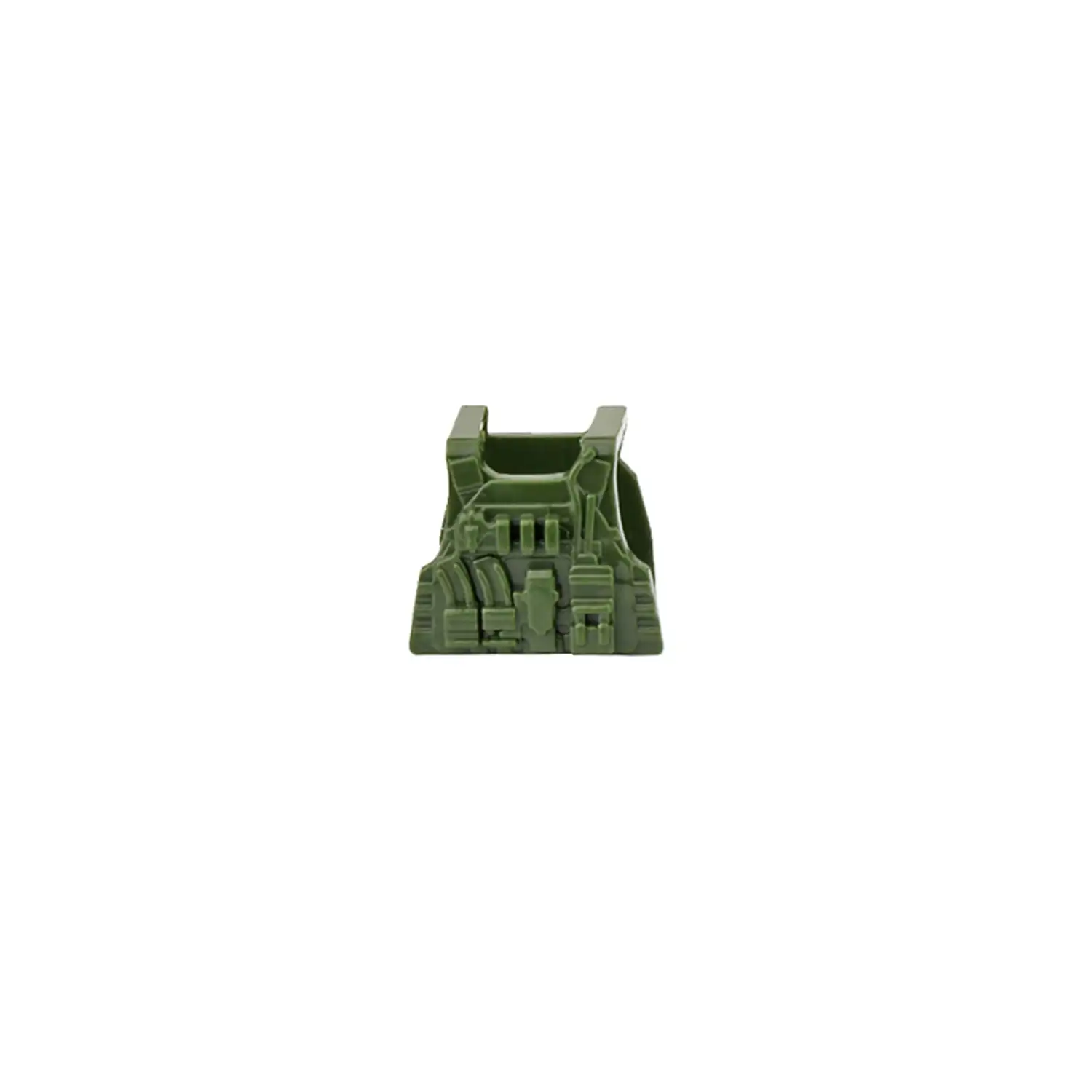 Custom Piece Miniature – Tactical Vest Body Armor olive military green with various molded pouches – 3D Print for LEGO minifigure Custom Piece Miniature – Tactical Vest Body Armor olive military green with various molded pouches – 3D Print for LEGO minifigure