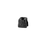 Tactical Vest Body Armor black with a distinctive pouch layout - Custom 3D Printed Miniature Accessory Parts Pieces for Brick Block Figures