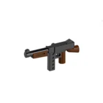 Thompson Tommy submachine gun - Custom 3D Printed Miniature Accessory Parts Pieces for Brick Block Figures