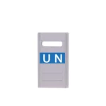 UN Riot Military Shield - Custom 3D Printed Miniature Accessory Parts Pieces for Brick Block Figures