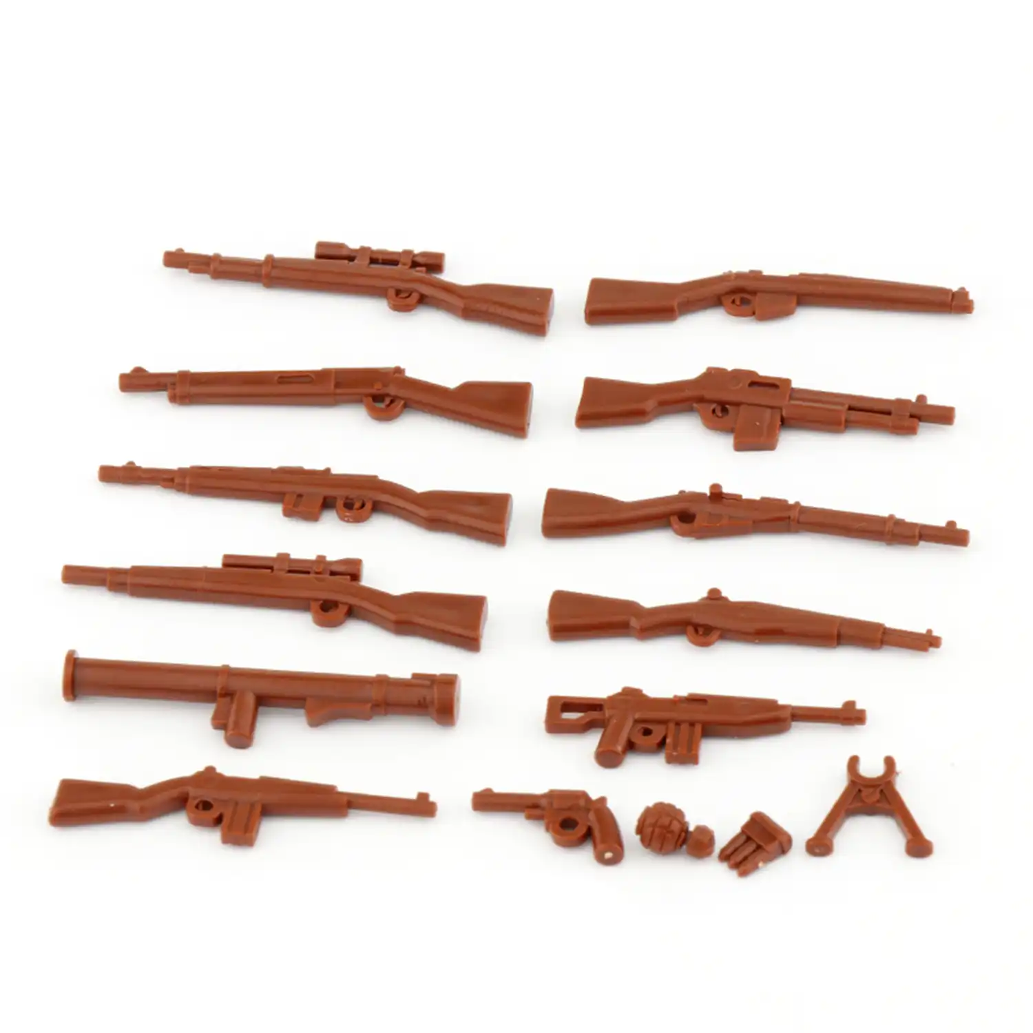 Custom Piece Miniature – World War II Allied and Soviet infantry weapons brown – 3D Print for LEGO minifigure Custom Piece Miniature – World War II Allied and Soviet infantry weapons brown – 3D Print for LEGO minifigure