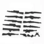 World War II Allied and Soviet infantry weapons - Custom 3D Printed Miniature Accessory Parts Pieces for Brick Block Figures
