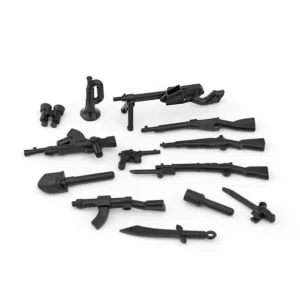 Custom Piece Miniature – World War II general military weapons equipment black – 3D Print for LEGO minifigure Custom Piece Miniature – World War II general military weapons equipment black – 3D Print for LEGO minifigure