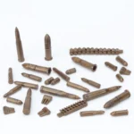 ammunition and ammunition feeding devices - Custom 3D Printed Miniature Accessory Parts Pieces for Brick Block Figures