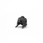 balck military style WWII Russian tank helmet - Custom 3D Printed Miniature Accessory Parts Pieces for Brick Block Figures