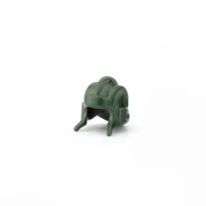 Custom Piece Miniature – green military style tank helmet – 3D Print for LEGO minifigure Custom Piece Miniature – green military style tank helmet – 3D Print for LEGO minifigure