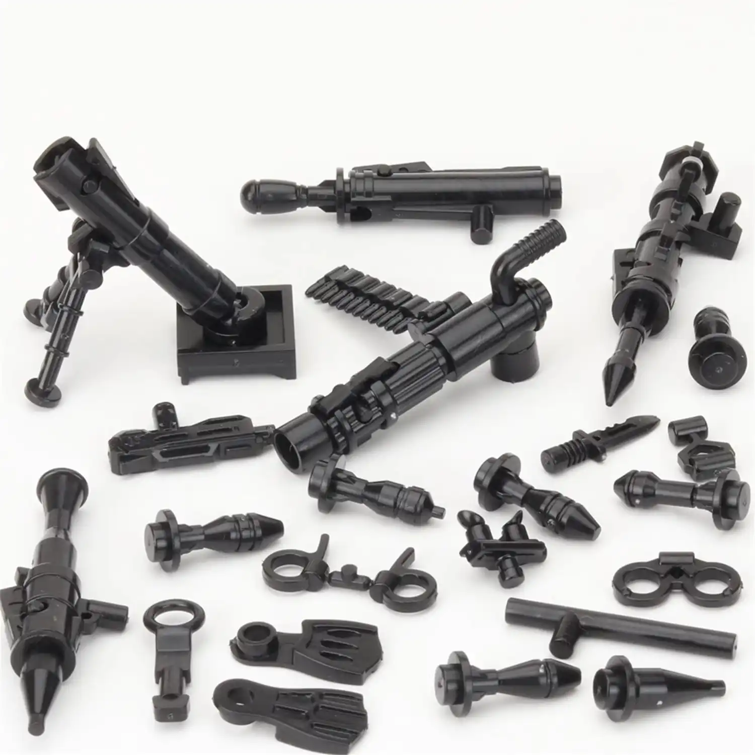 Custom Piece Miniature – heavy weapon set – 3D Print for LEGO Minifigure