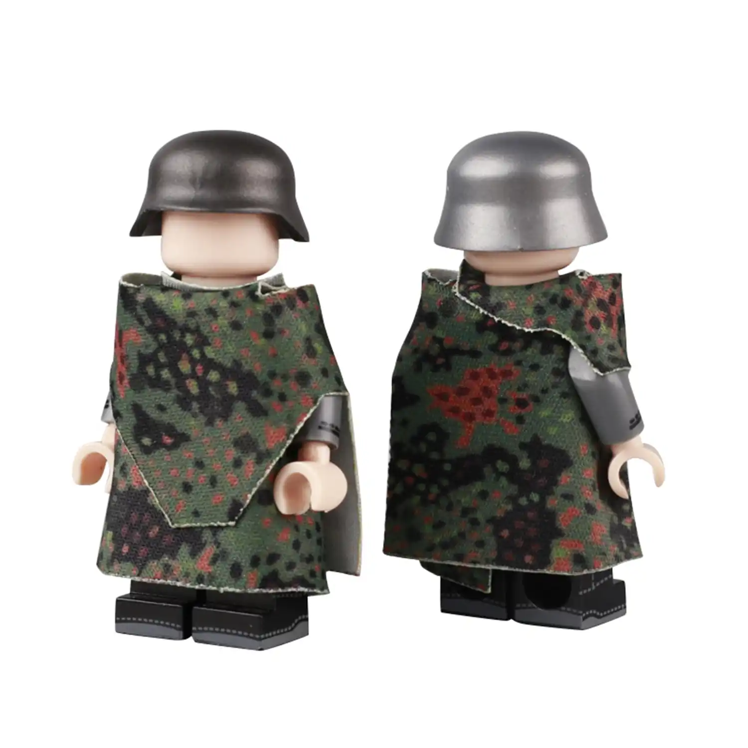 Custom Piece Miniature – military camouflage poncho cape Erbsenmuster pea dot M44 camouflage pattern – 3D Print for LEGO Minifigure 3 Custom Piece Miniature – military camouflage poncho cape Erbsenmuster pea dot M44 camouflage pattern – 3D Print for LEGO Minifigure
