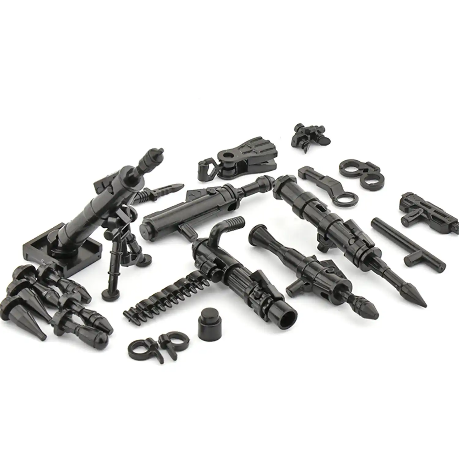Custom Piece Miniature – military heavy weapons black – 3D Print for LEGO minifigure