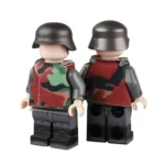 military short camouflage vest smock M1945 Splittertarnmuster splinter pattern camouflage - Custom 3D Printed Miniature Accessory Parts Pieces for Brick Block Figures