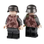 military short camouflage vest smock M44 Splittertarnmuster splinter pattern camouflage - Custom 3D Printed Miniature Accessory Parts Pieces for Brick Block Figures