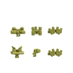 night vision goggle NVG accessories olive green - Custom 3D Printed Miniature Accessory Parts Pieces for Brick Block Figures