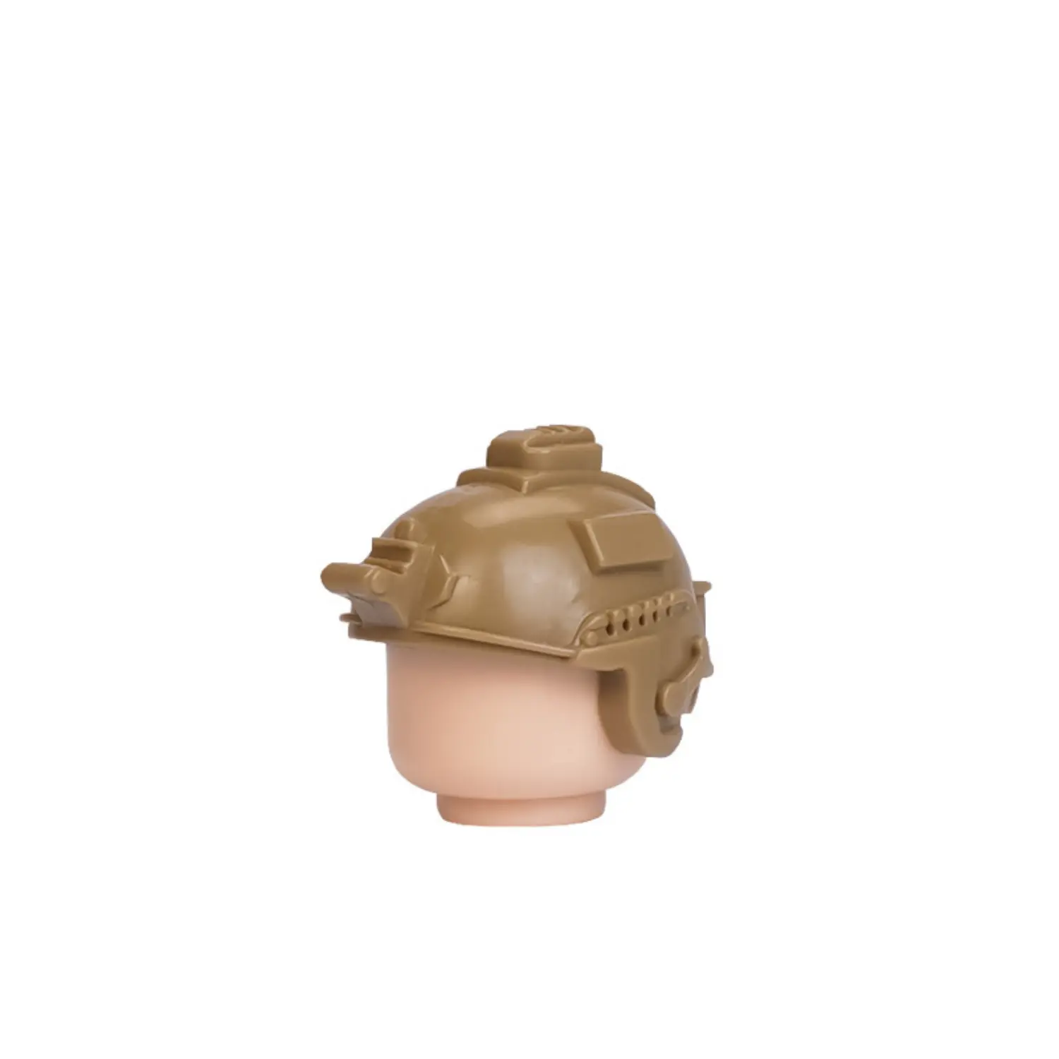 Custom Piece Miniature – tactical helmet tan– 3D Print for LEGO minifigure Custom Piece Miniature – tactical helmet tan– 3D Print for LEGO minifigure