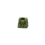 tactical vest army green - Custom 3D Printed Miniature Accessory Parts Pieces for Brick Block Figures