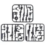unassembled weapons - Custom 3D Printed Miniature Accessory Parts Pieces for Brick Block Figures