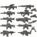 weapons and equipments - Custom 3D Printed Miniature Accessory Parts Pieces for Brick Block Figures