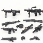 weapons firearms - Custom 3D Printed Miniature Accessory Parts Pieces for Brick Block Figures