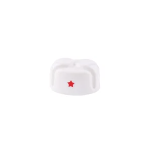 Custom Piece Miniature – white Soviet style military winter hat ushanka style with a red star emblem – 3D Print for LEGO minifigure Custom Piece Miniature – white Soviet style military winter hat ushanka style with a red star emblem – 3D Print for LEGO minifigure