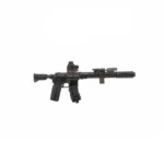 AR 15 M4 carbine in a URG I configuration - Custom 3D Printed Miniature Accessory Parts Pieces for Brick Block Figures