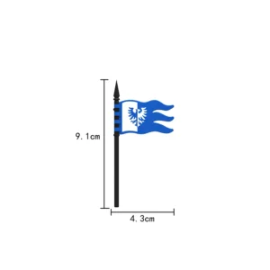 Custom Piece – Black Falcon Eagle faction flag – 3D Print for LEGO Custom Piece – Black Falcon Eagle faction flag – 3D Print for LEGO