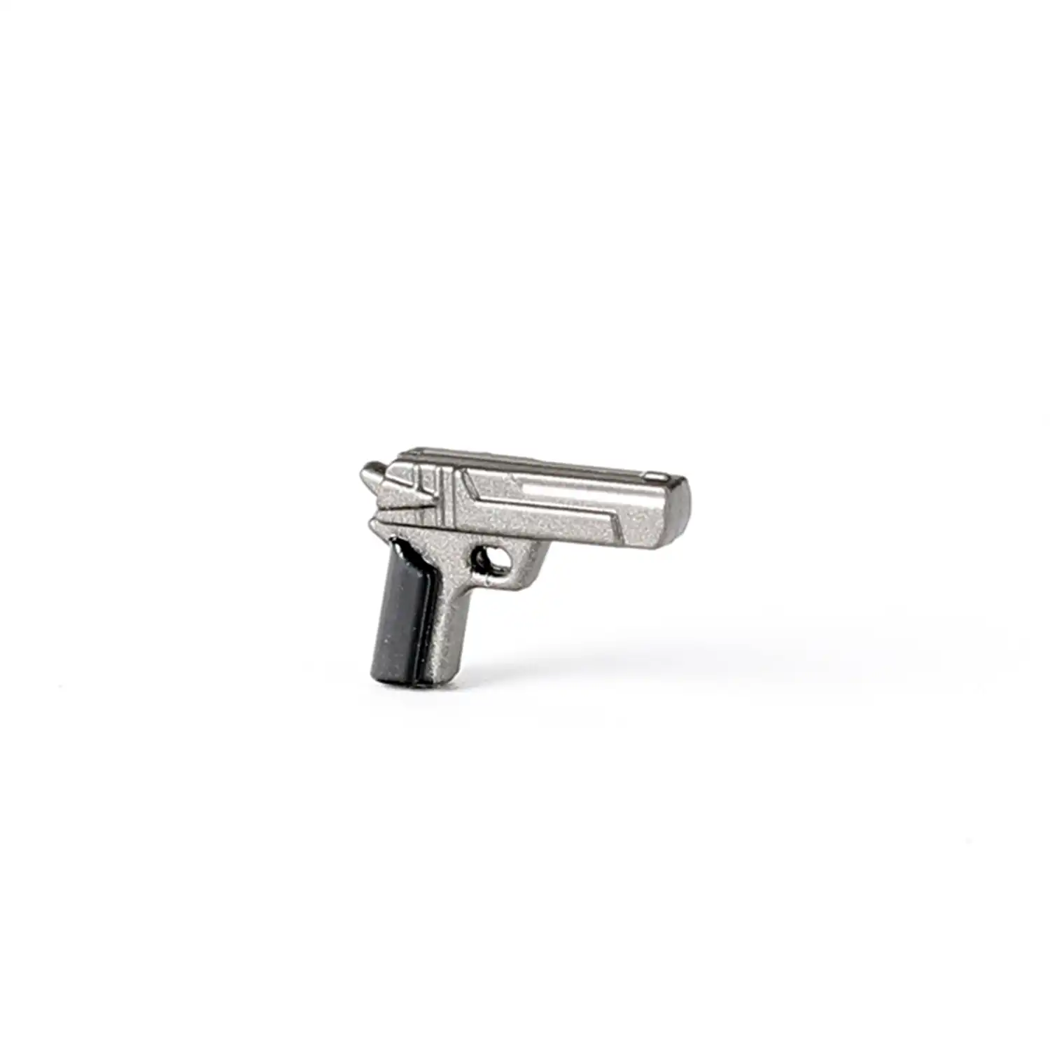 Custom Piece – BrickArms Desert Eagle pistol silver grey – 3D Print for LEGO minifigure Custom Piece – BrickArms Desert Eagle pistol silver grey – 3D Print for LEGO minifigure