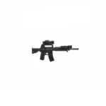 Colt Model 733 Colt Commando carbine - Custom 3D Printed Miniature Accessory Parts Pieces for Brick Block Figures