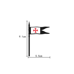 Custom Piece – Crusader orders Knights Templar battle standard flag – 3D Print for LEGO Custom Piece – Crusader orders Knights Templar battle standard flag – 3D Print for LEGO