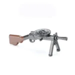 DP 28 light machine gun - Custom 3D Printed Miniature Accessory Parts Pieces for Brick Block Figures
