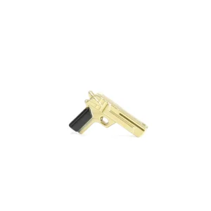 Custom Piece – Desert Eagle pistol gold – 3D Print for LEGO minifigure Custom Piece – Desert Eagle pistol gold – 3D Print for LEGO minifigure