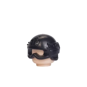 Custom Piece – FAST Future Assault Shell Technology helmet black with fitting goggles – 3D Print for LEGO minifigure Custom Piece – FAST Future Assault Shell Technology helmet black with fitting goggles – 3D Print for LEGO minifigure