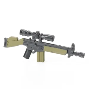 Custom Piece – G3 sniper rifle green grey sand color – 3D Print for LEGO minifigure Custom Piece – G3 sniper rifle green grey sand color – 3D Print for LEGO minifigure