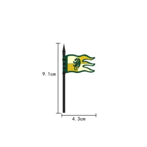 Custom Piece – Green Dragon faction flag – 3D Print for LEGO Custom Piece – Green Dragon faction flag – 3D Print for LEGO