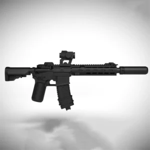 Custom Piece – HK416 assault rifle with red dot reflex sight – 3D Print for LEGO minifigure Custom Piece – HK416 assault rifle with red dot reflex sight – 3D Print for LEGO minifigure