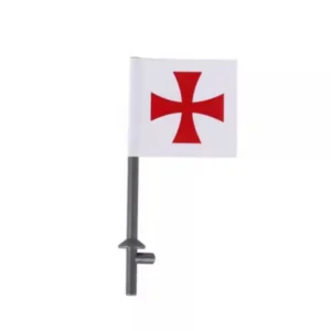 Custom Piece – Knights Templar or other Crusader orders flag – 3D Print for LEGO Custom Piece – Knights Templar or other Crusader orders flag – 3D Print for LEGO