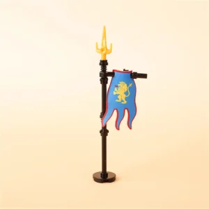 Custom Piece – Lion Knight royal faction flag – 3D Print for LEGO Custom Piece – Lion Knight royal faction flag – 3D Print for LEGO